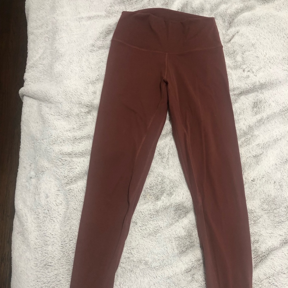 Rust yoga leggings